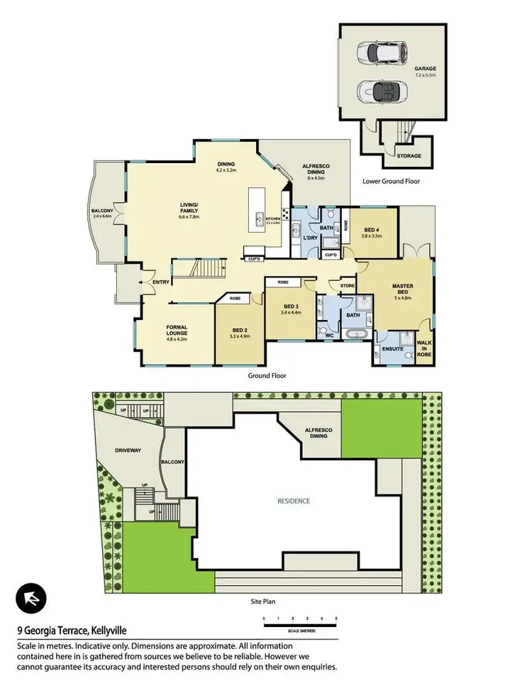 Floorplan of Homely house listing, 9 Georgia Terrace, Kellyville NSW 2155