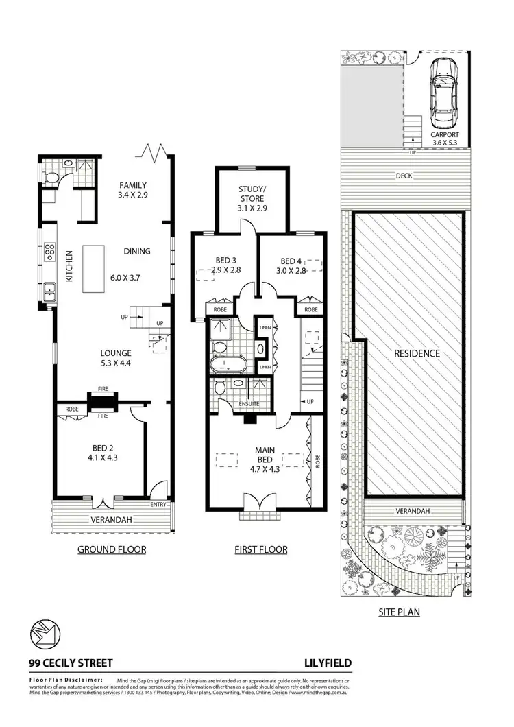 Floorplan of Homely house listing, 99 Cecily Street, Lilyfield NSW 2040