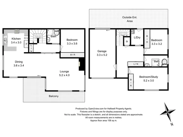 Floorplan of Homely townhouse listing, 2/27 George Street, Devonport TAS 7310