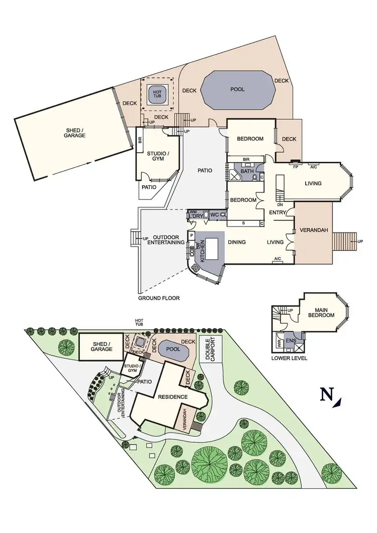 Floorplan of Homely house listing, 180 Kangaroo Ground-Wattle Glen Road, Wattle Glen VIC 3096