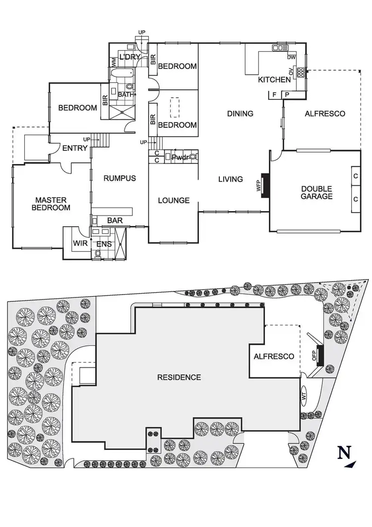 Floorplan of Homely house listing, 4 Luscombe Drive, Diamond Creek VIC 3089