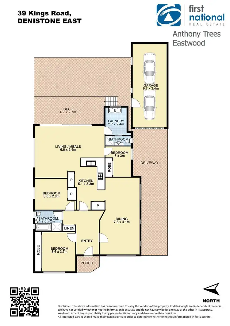 Floorplan of Homely house listing, 39 Kings Road, Denistone East NSW 2112