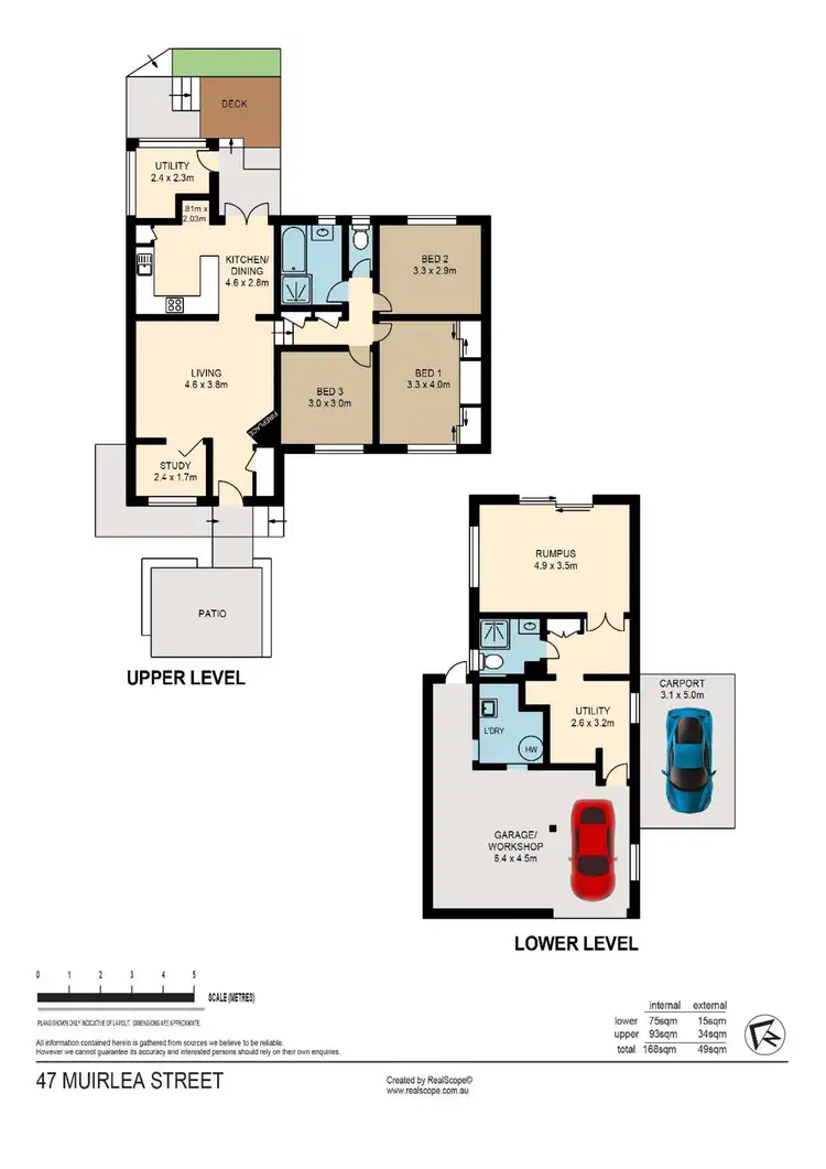 Floorplan of Homely house listing, 47 Muirlea Street, Oxley QLD 4075