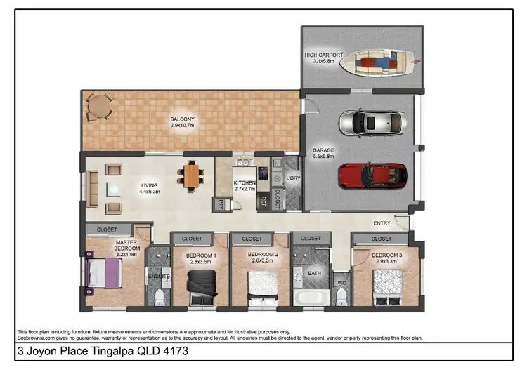 Floorplan of Homely house listing, 3 Joyon Place, Tingalpa QLD 4173