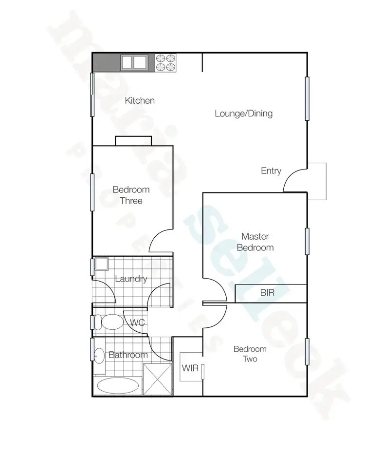 Floorplan of Homely house listing, 33 Mcburney Crescent, Richardson ACT 2905