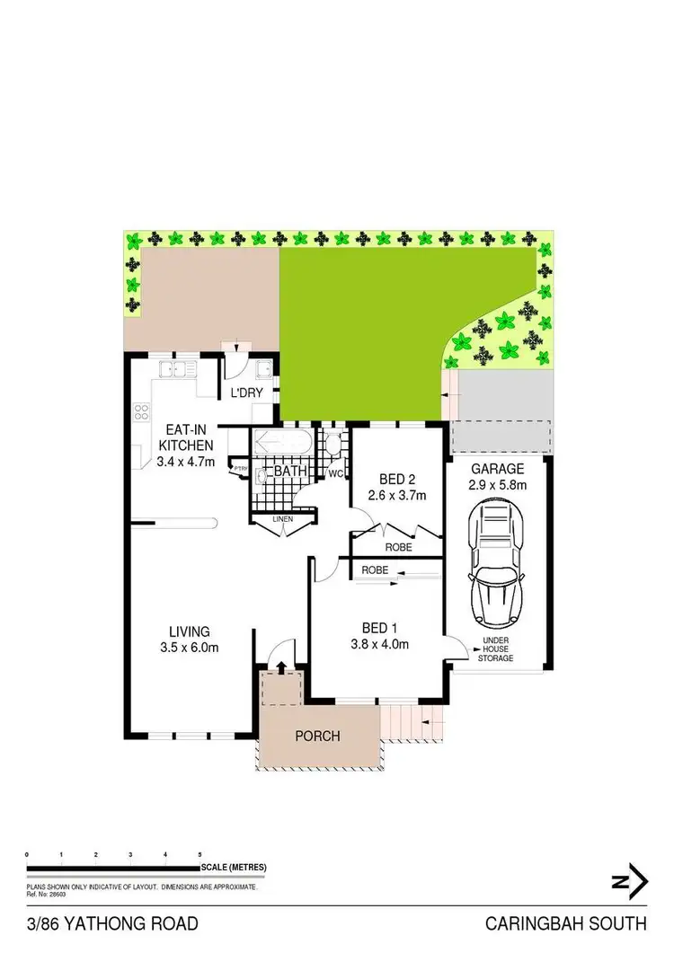 Floorplan of Homely villa listing, 3/86 Yathong Road, Caringbah NSW 2229