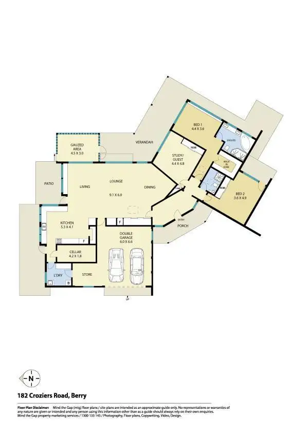 Floorplan of Homely house listing, 182 Croziers Road, Berry NSW 2535