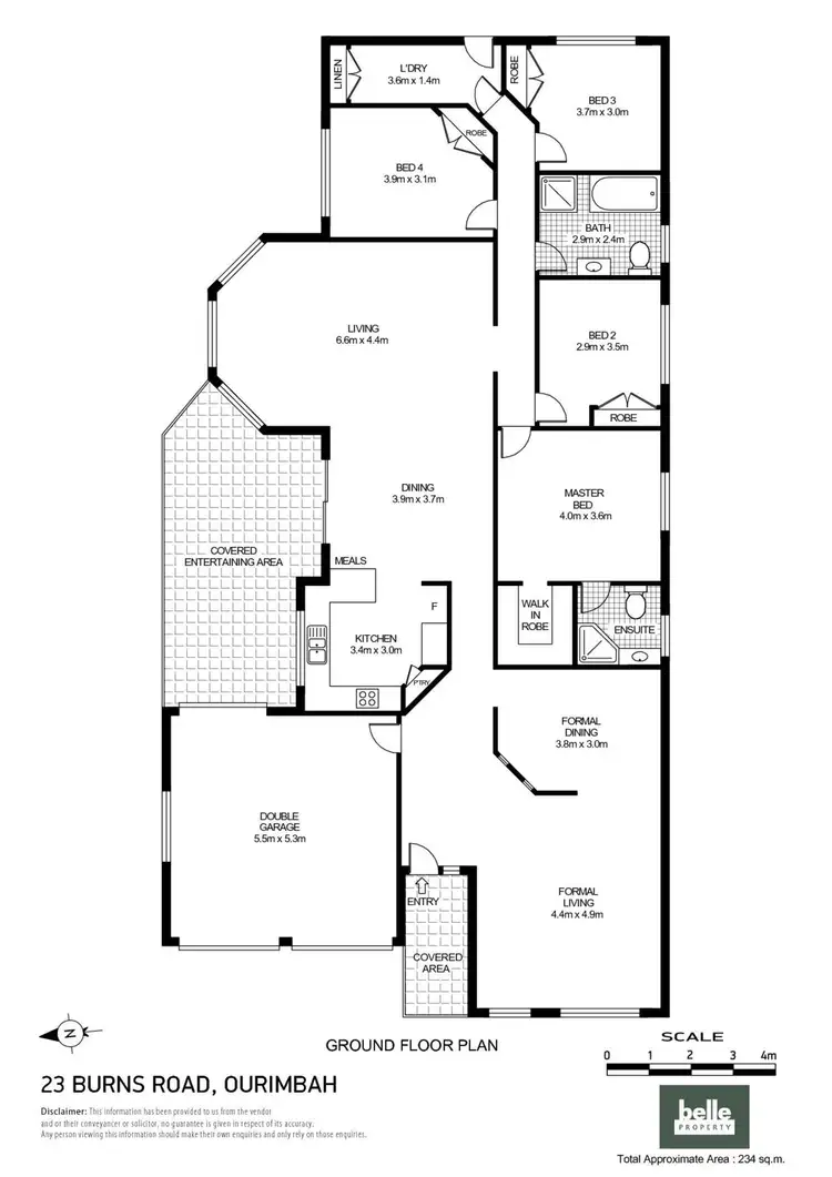 Floorplan of Homely house listing, 23 Burns Road, Ourimbah NSW 2258