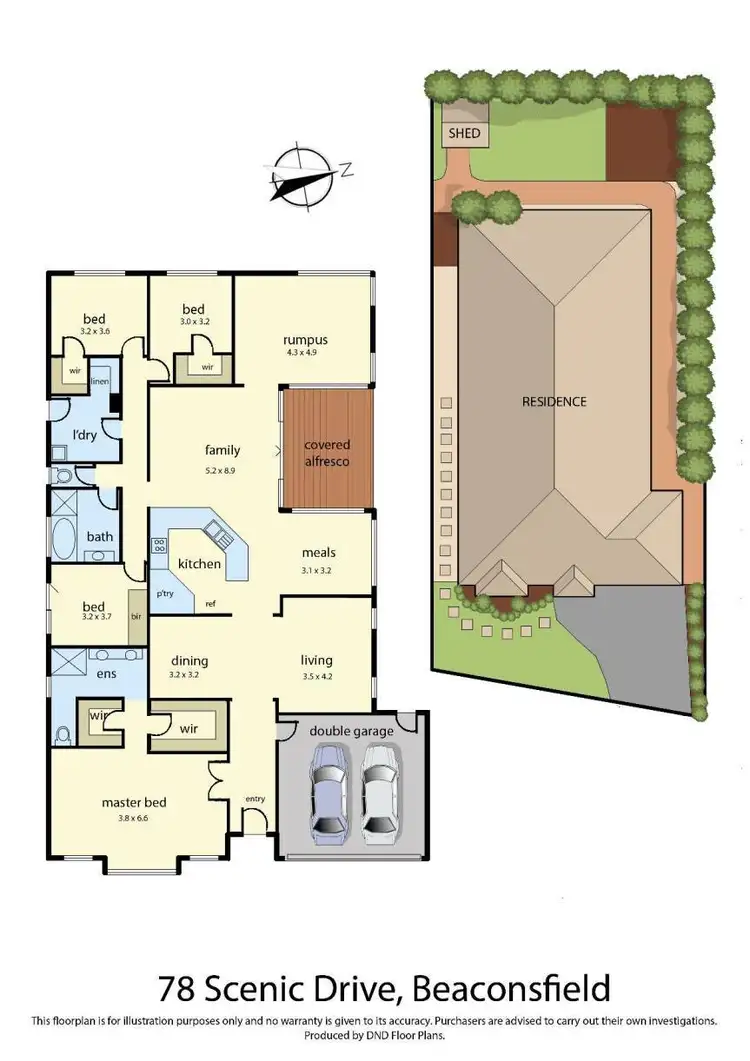 Floorplan of Homely house listing, 78 Scenic Drive Drive, Beaconsfield VIC 3807