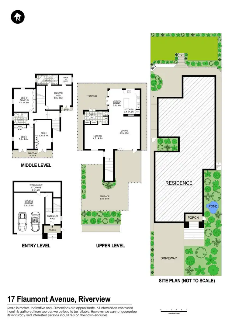 Floorplan of Homely house listing, 17 Flaumont Avenue, Riverview NSW 2066