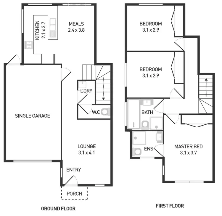 Floorplan of Homely house listing, 8/438 Morris Road, Truganina VIC 3029