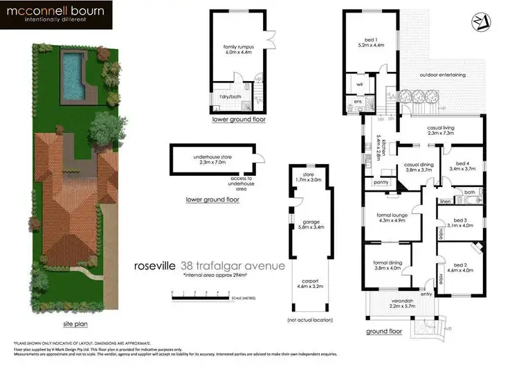Floorplan of Homely house listing, 38 Trafalgar Avenue, Roseville NSW 2069