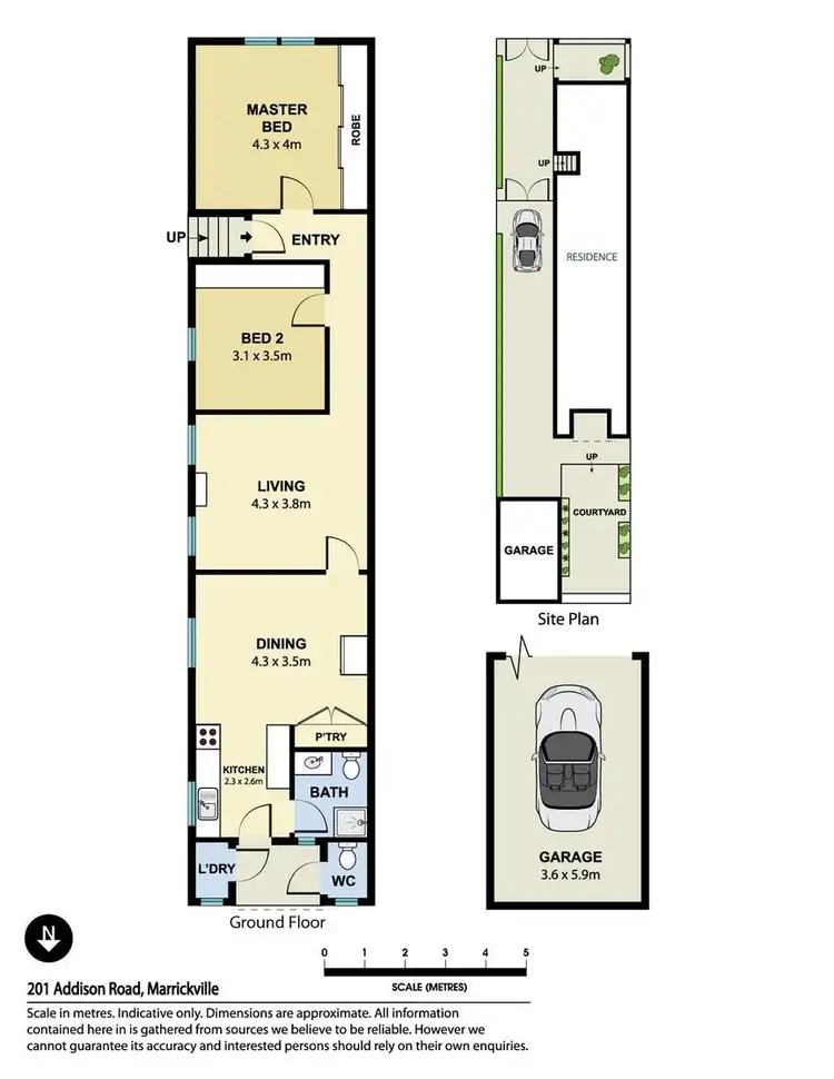 Floorplan of Homely house listing, 201 Addison Road, Marrickville NSW 2204