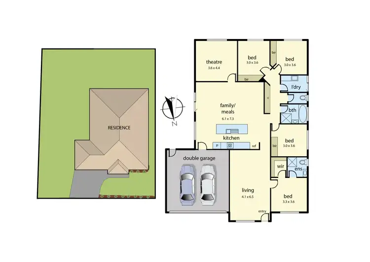 Floorplan of Homely house listing, 29 Valleyview Grove, Drouin VIC 3818