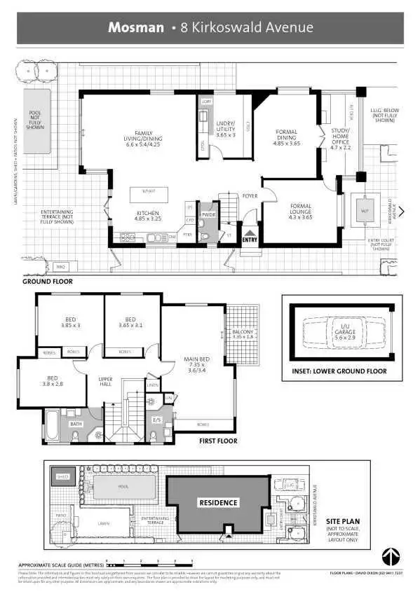Floorplan of Homely house listing, 8 Kirkoswald Avenue, Mosman NSW 2088