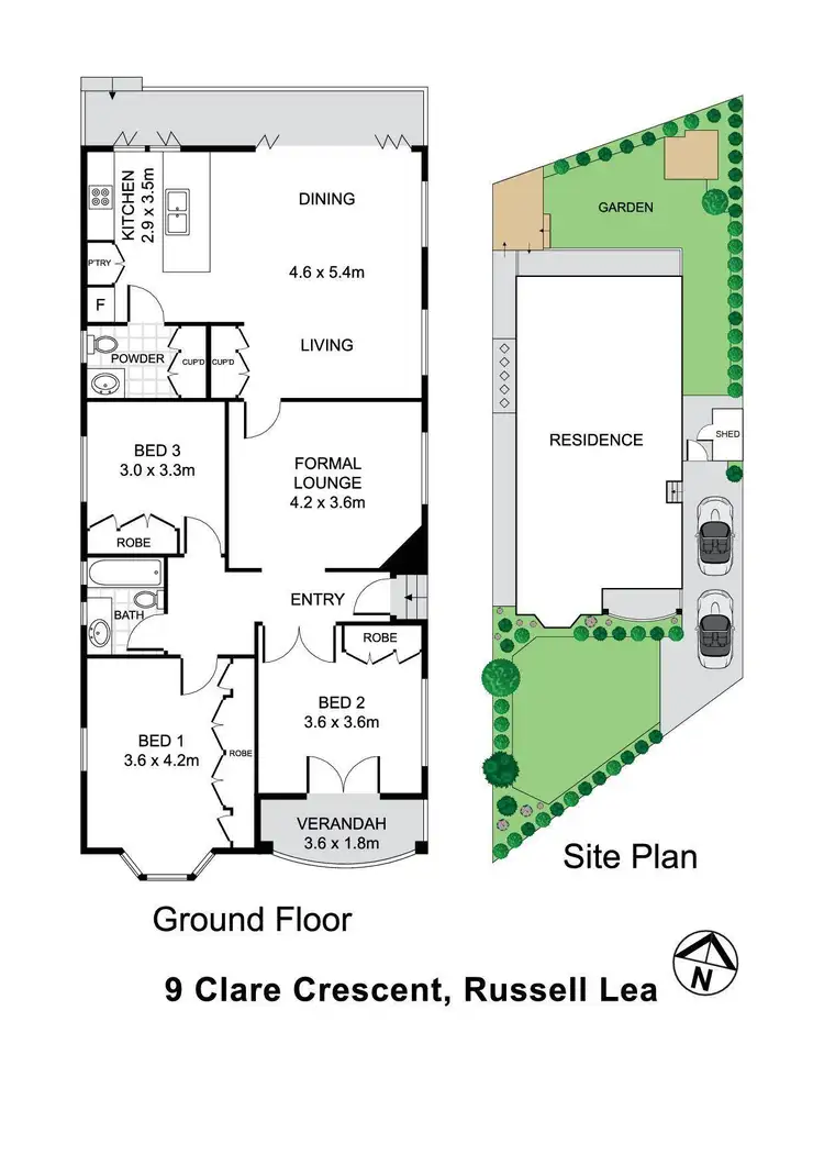 Floorplan of Homely house listing, 9 Clare Crescent, Russell Lea NSW 2046