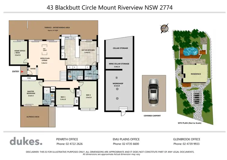 Floorplan of Homely house listing, 43 Blackbutt Circle, Mount Riverview NSW 2774