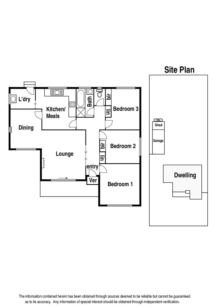 Floorplan of Homely house listing, 55 Hughes Parade, Reservoir VIC 3073