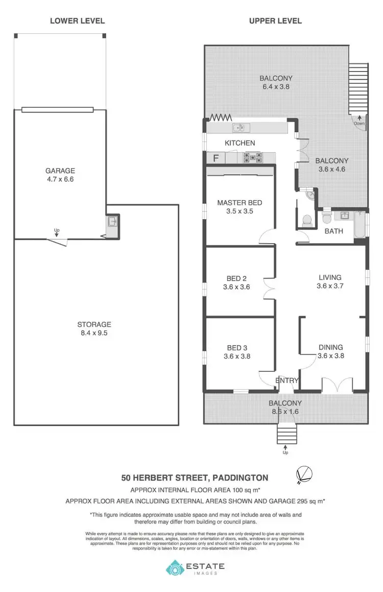 Floorplan of Homely house listing, 50 Herbert Street, Paddington QLD 4064