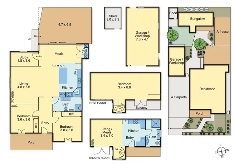 Floorplan of Homely house listing, 7 Separation Street, Fairfield VIC 3078