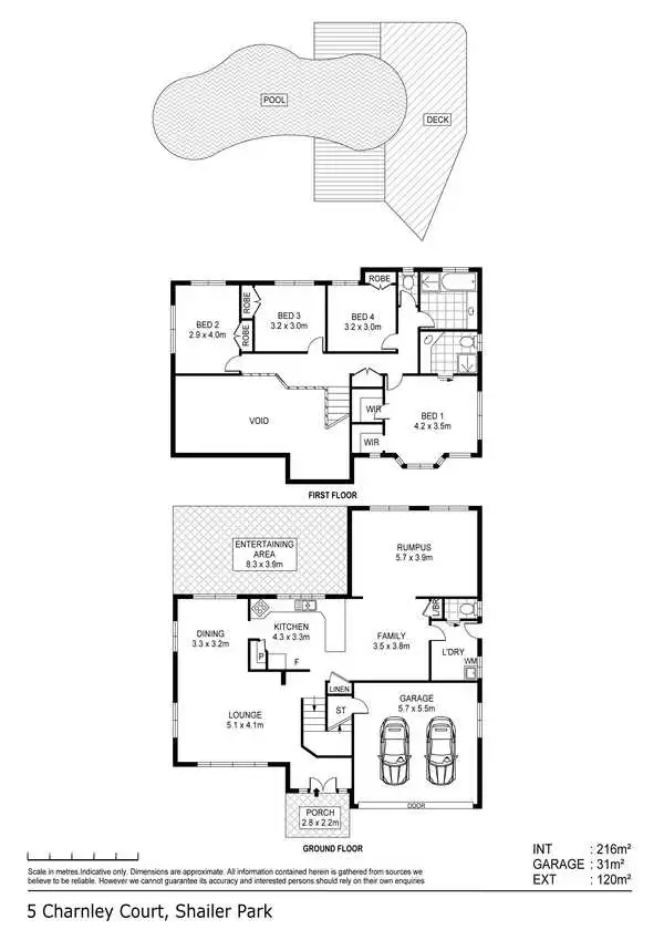 Floorplan of Homely house listing, 5 Charnley Court, Shailer Park QLD 4128