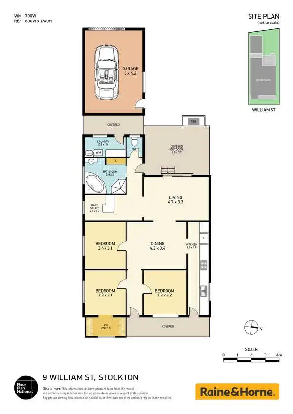 Floorplan of Homely house listing, 9 William Street, Stockton NSW 2295