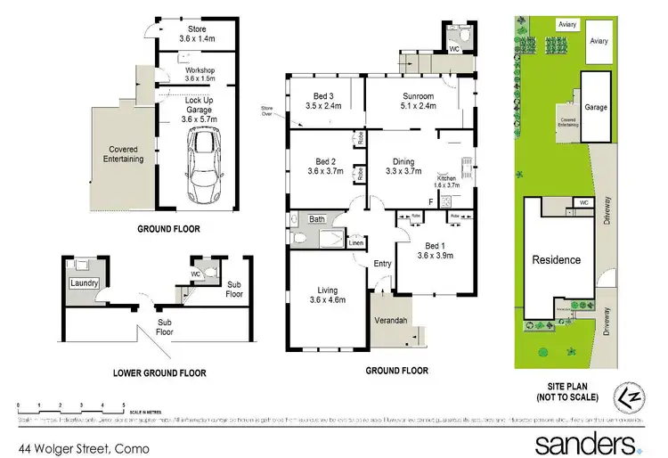 Floorplan of Homely house listing, 44 Wolger Street, Como NSW 2226
