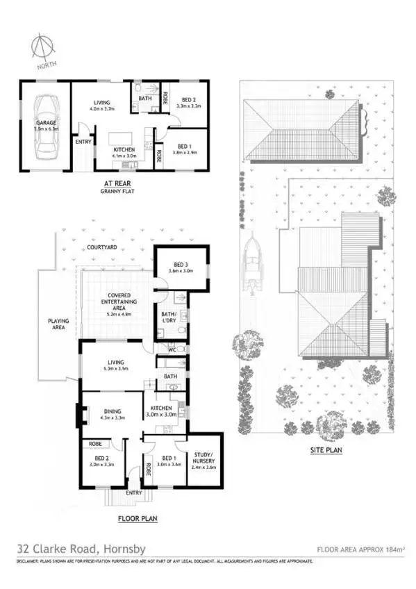 Floorplan of Homely house listing, 32 Clarke Road, Hornsby NSW 2077