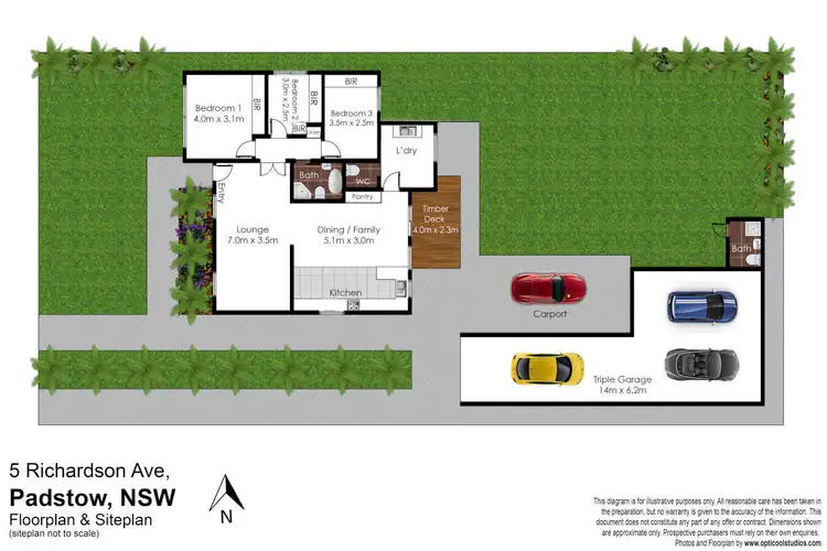 Floorplan of Homely house listing, 5 Richardson Avenue, Padstow NSW 2211