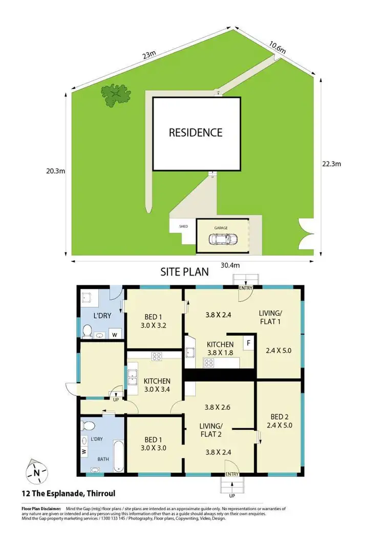 Floorplan of Homely house listing, 12 The Esplanade, Thirroul NSW 2515