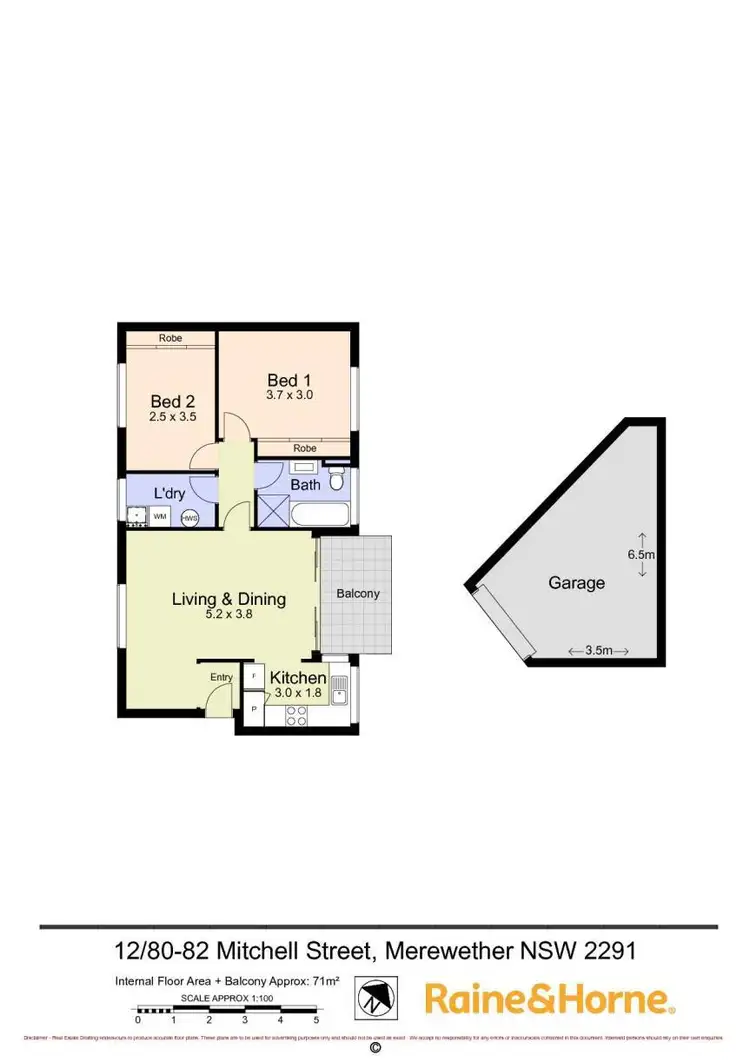 Floorplan of Homely unit listing, 12/80-82 Mitchell Street, Merewether NSW 2291
