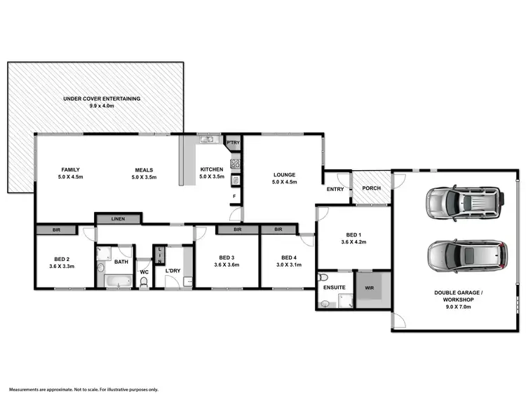 Floorplan of Homely house listing, 27 Memorial Drive, Wodonga VIC 3690