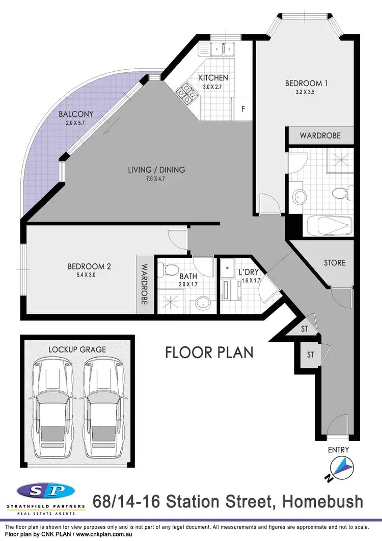 Floorplan of Homely apartment listing, 69/20-34 Albert Road, Strathfield NSW 2135