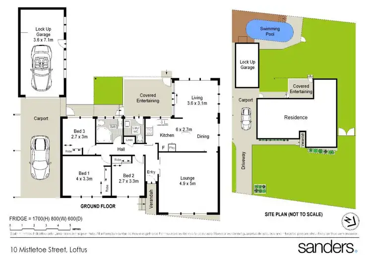 Floorplan of Homely house listing, 10 Mistletoe Street, Loftus NSW 2232