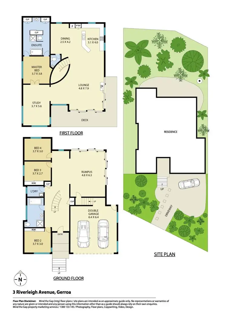 Floorplan of Homely house listing, 3 Riverleigh Avenue, Gerroa NSW 2534