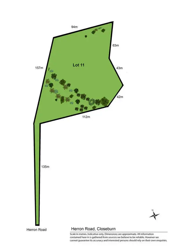 Floorplan of Homely land listing, 102 Herron Road, Closeburn QLD 4520