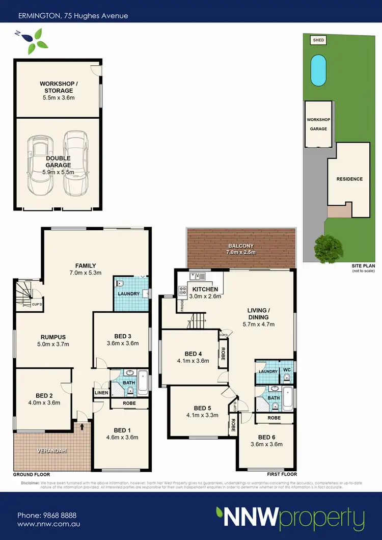 Floorplan of Homely house listing, 75 Hughes Avenue, Ermington NSW 2115