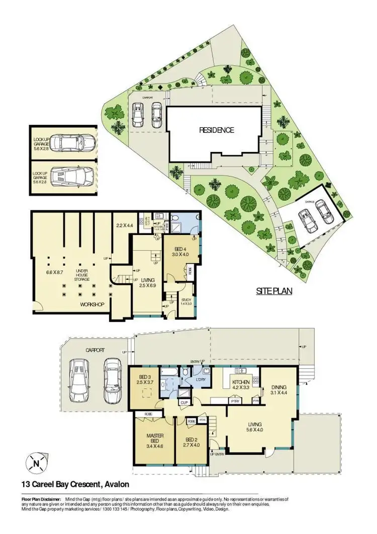 Floorplan of Homely house listing, 13 Careel Bay Crescent, Avalon Beach NSW 2107