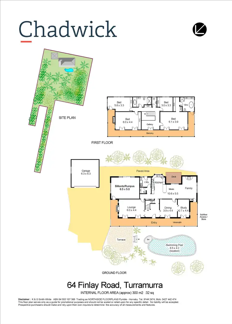 Floorplan of Homely house listing, 64 Finlay Road, Turramurra NSW 2074