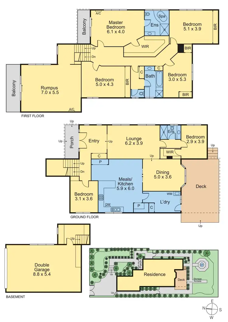 Floorplan of Homely house listing, 2 Jade Court, Wantirna South VIC 3152