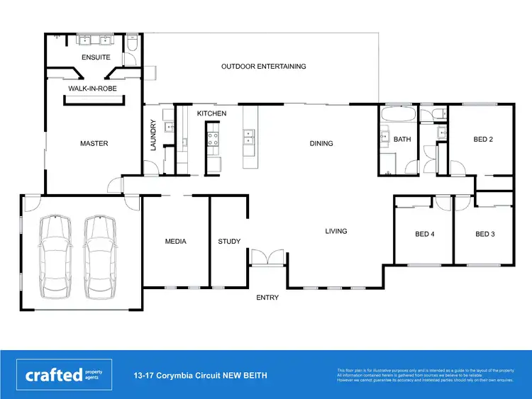 Floorplan of Homely house listing, 13-17 Corymbia Circuit, New Beith QLD 4124