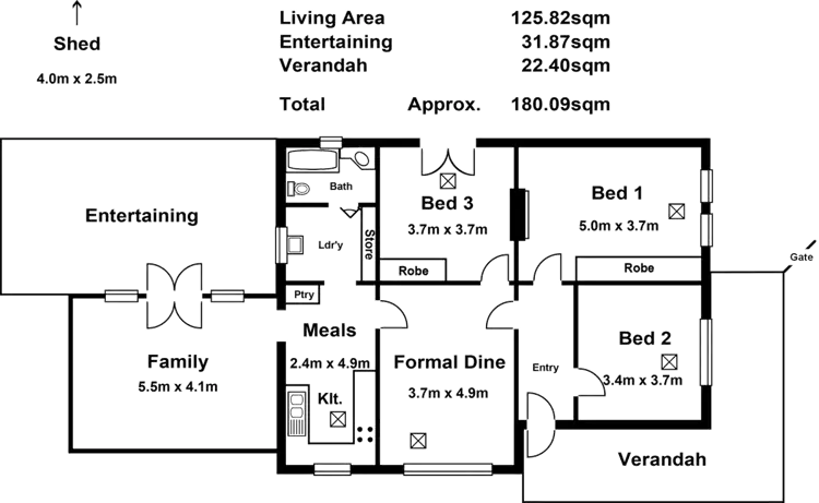 Floorplan of Homely house listing, 10 Flinders Avenue, Colonel Light Gardens SA 5041