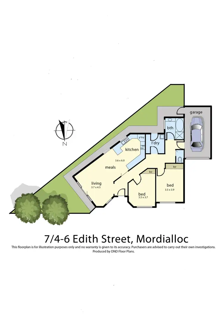 Floorplan of Homely unit listing, 7/4-6 Edith Street, Mordialloc VIC 3195