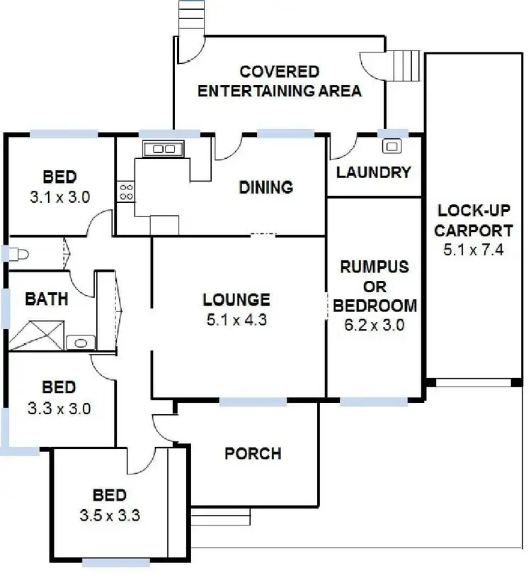 Floorplan of Homely house listing, 8 Victory Street, South Penrith NSW 2750