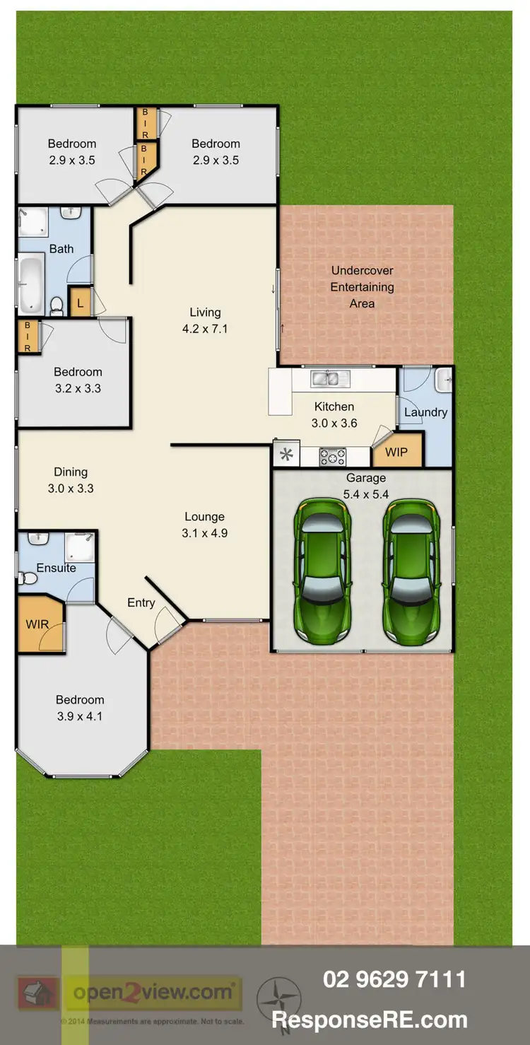 Floorplan of Homely house listing, 6 Hungerford Drive, Glenwood NSW 2768