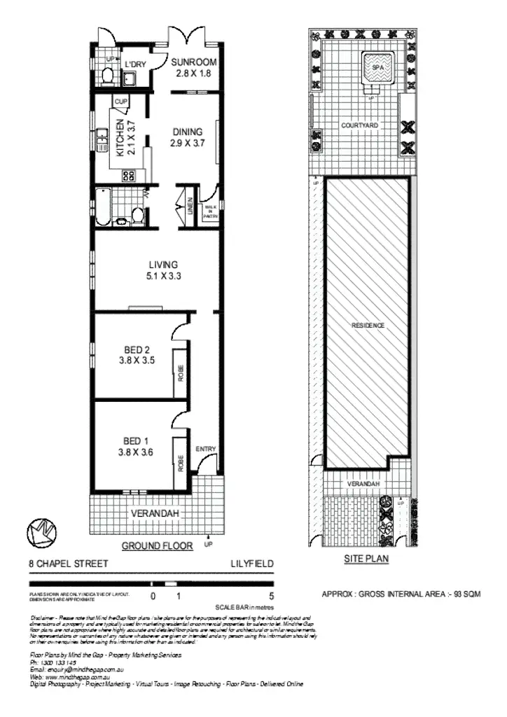 Floorplan of Homely house listing, 8 Chapel Street, Lilyfield NSW 2040