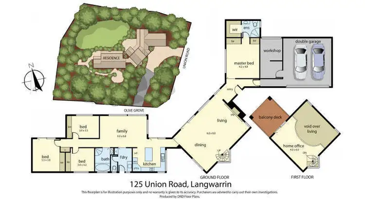 Floorplan of Homely house listing, 125 Union Road, Langwarrin VIC 3910