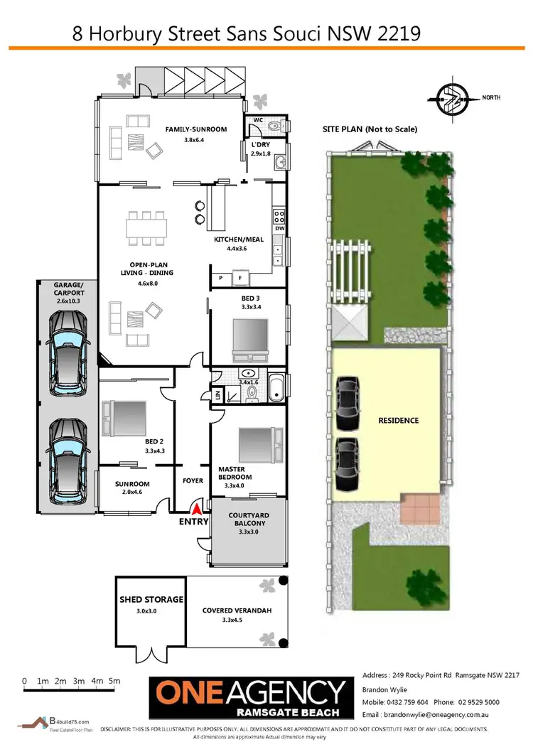 Floorplan of Homely house listing, 8 Horbury Street, Sans Souci NSW 2219