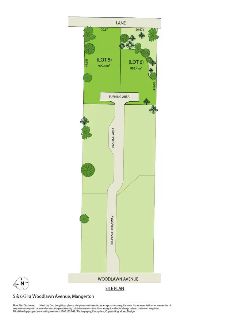 Floorplan of Homely land listing, LOT 5/31a-33 Woodlawn Avenue, Mangerton NSW 2500