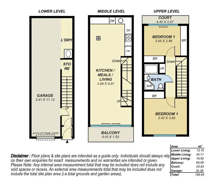 Floorplan of Homely townhouse listing, 20A Symonds Place, Adelaide SA 5000